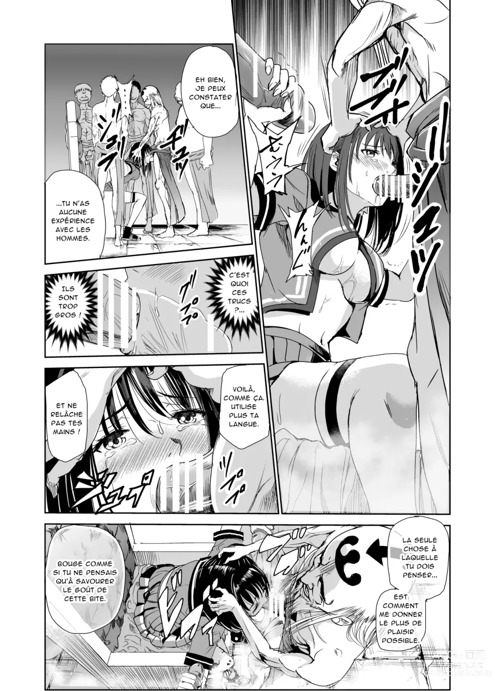 Page 18 of doujinshi Tsuyagari Mura 1 ~Kareshi o Mamoru Tame Hikyou no Mura de Kyousei Gohoushi & NTR Sex~