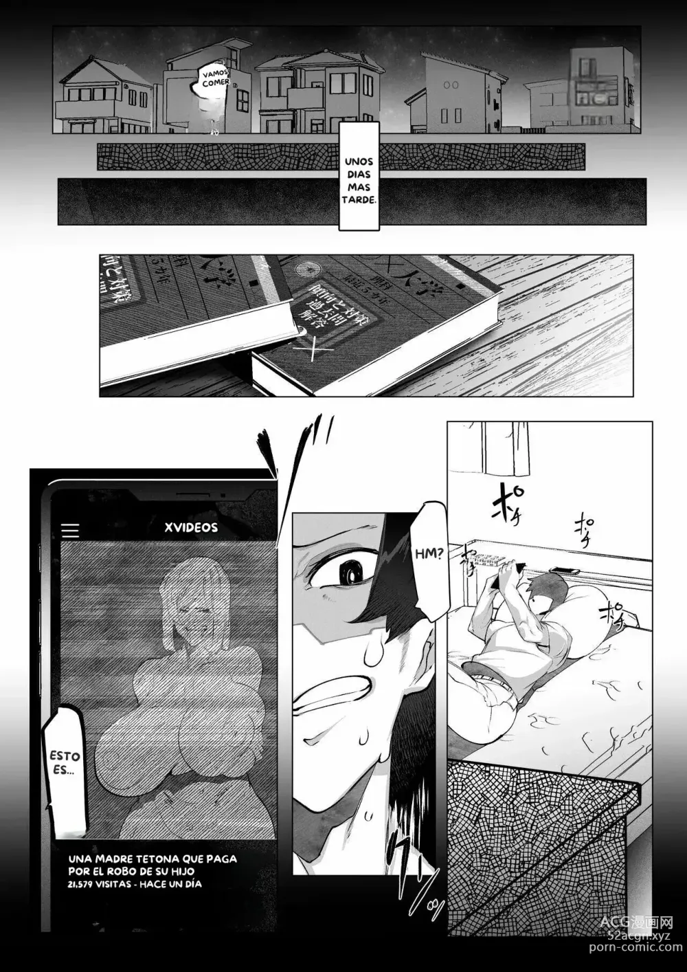 Page 13 of doujinshi Una Madre se Disculpa Desnuda Mientras Folla por un Robo en una Tienda que Cometió por Error su Hijo