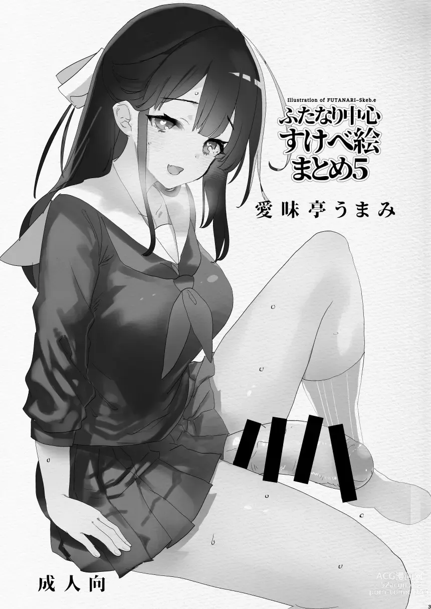 Page 3 of doujinshi futanari chūshin sukebe e matome 5 - Illustration of FUTANARI - Skeb . e -