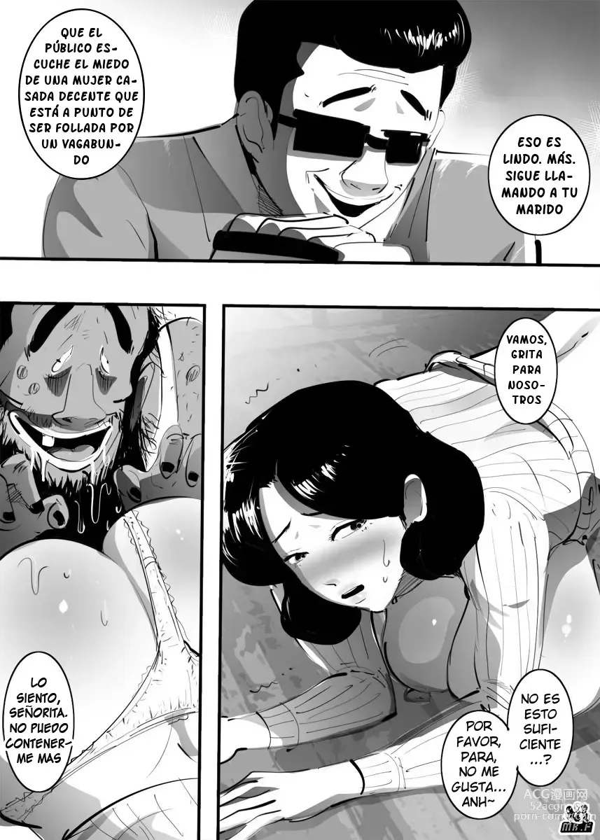 Page 8 of doujinshi Mujer Casada se Folla a un Anciano Vagabundo para Reducir su Deuda