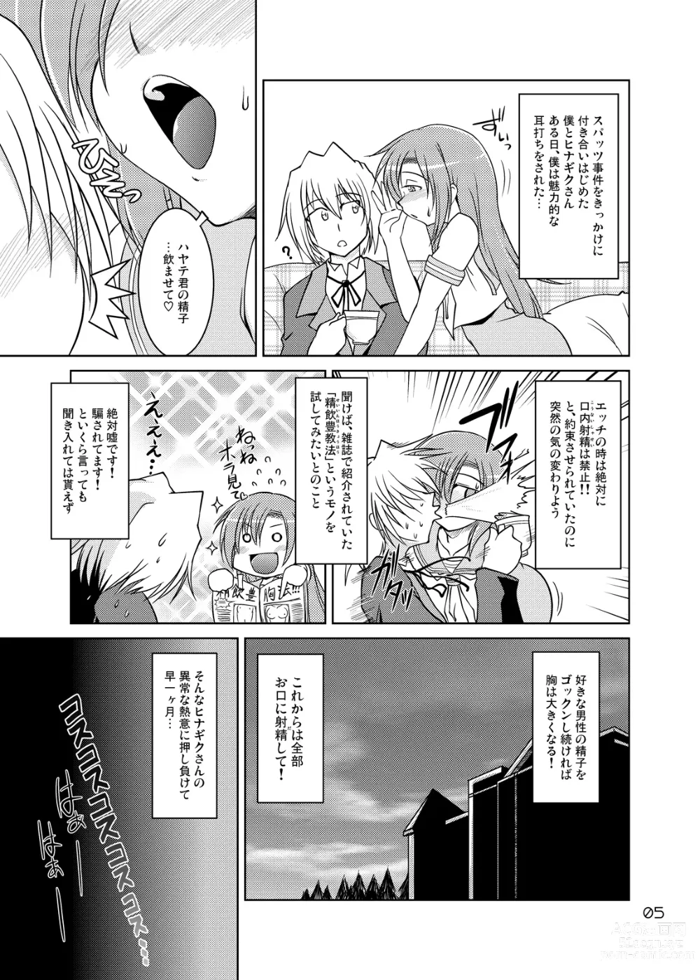 Page 4 of doujinshi Hinagiku Spats! Feti ga Spats de Spats ga Play de 2