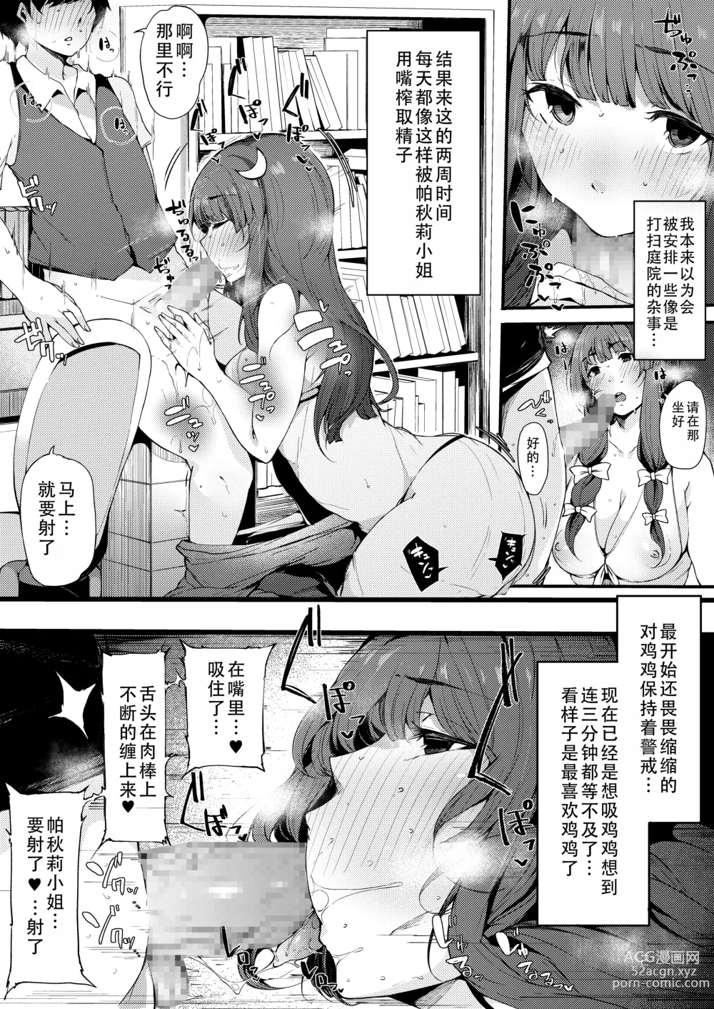 Page 3 of doujinshi 被红魔馆的魔女捡到的我