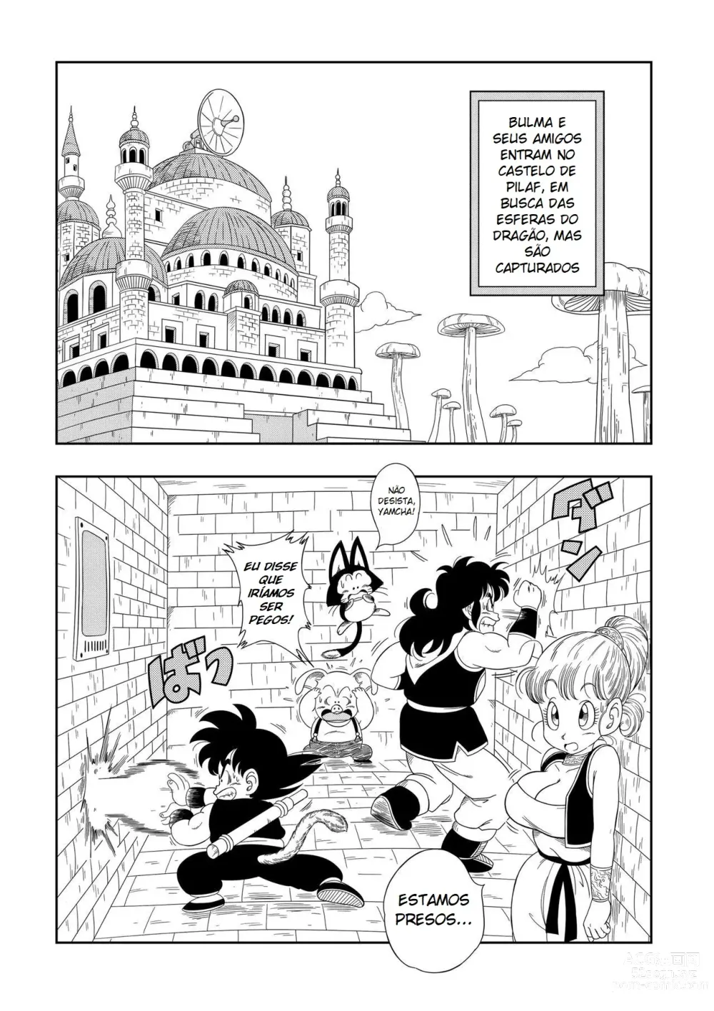 Page 2 of doujinshi Dagon Ball - Punição no Castelo de Pilaf