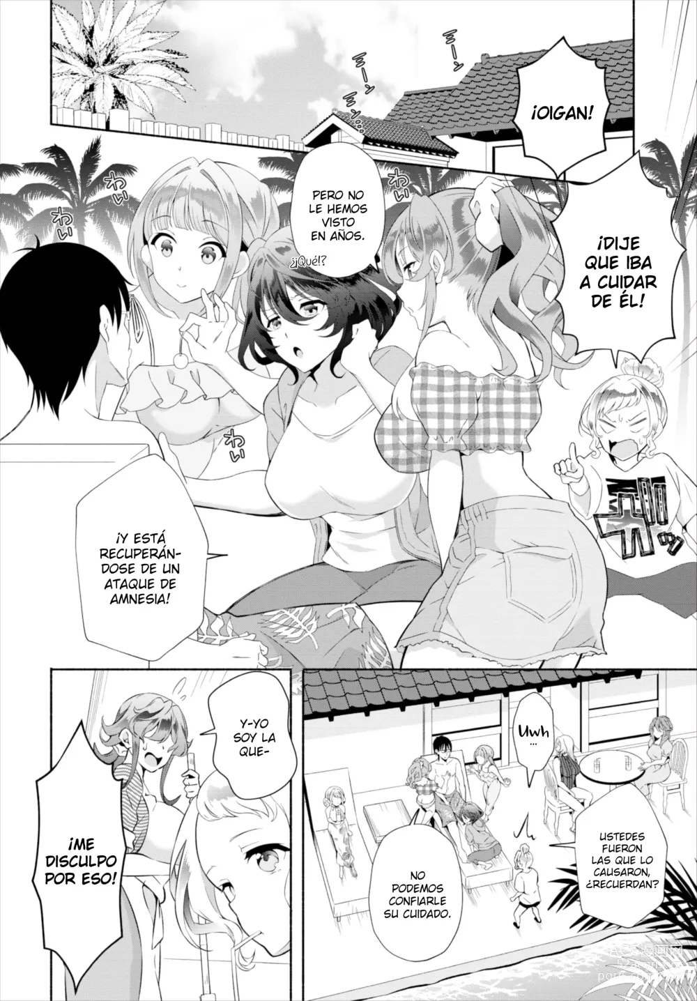 Page 3 of manga ¡Mi Sombrío Yo, Uso Estos Objetos Mágicos Para Convertir Mi Casa Compartida En Un Harén! Ch. 19