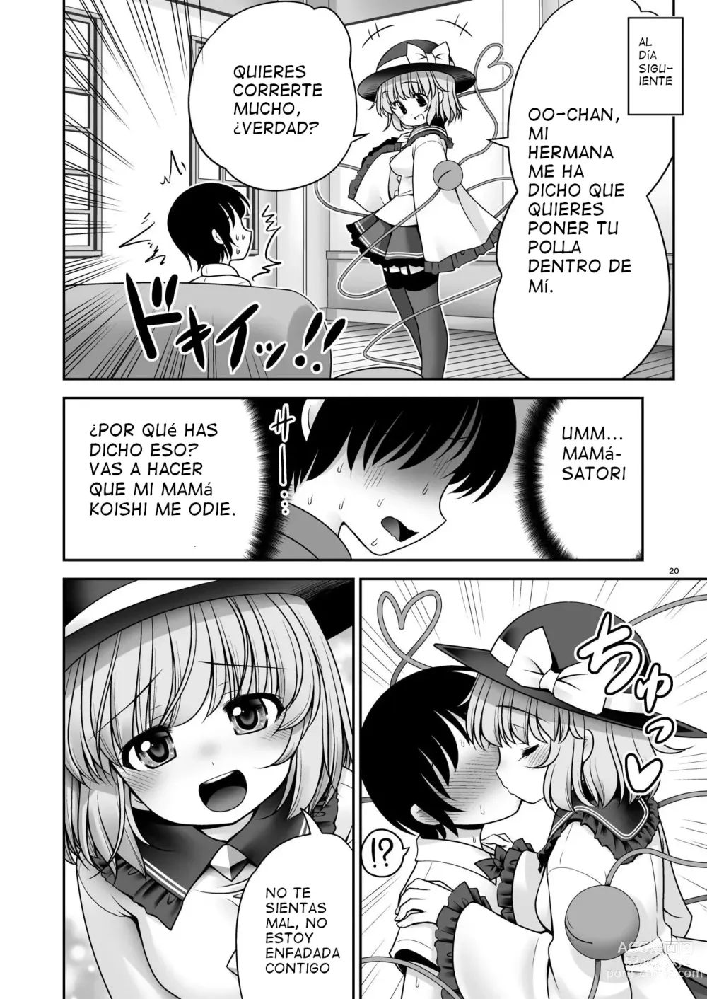 Page 20 of doujinshi Koishi Mama to no Hatsujou Seiyoku Seikatsu