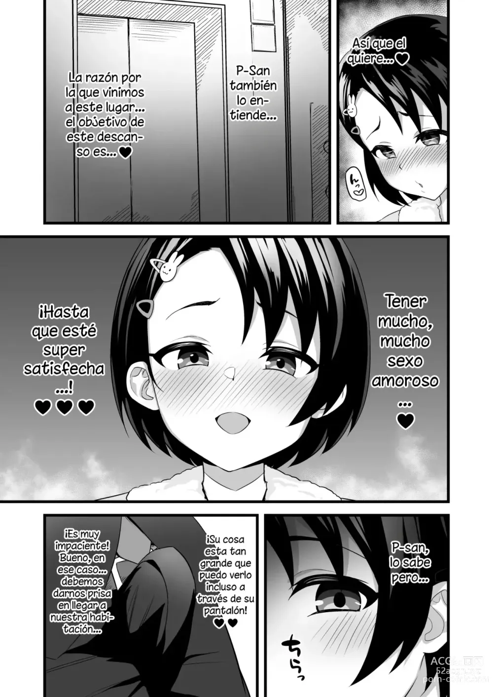 Page 4 of doujinshi En el Resort de Amor con la Idol Chie-san