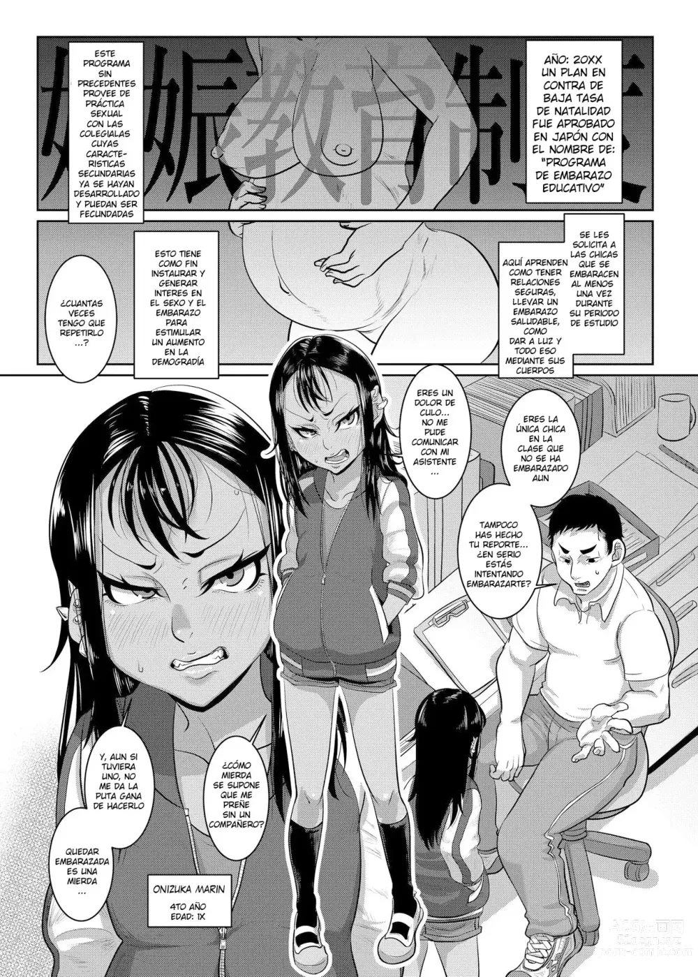 Page 2 of doujinshi CHOCOLATE GIRL 4 Kuro Loli Yankee ga Manabu Ninshin Katsudou