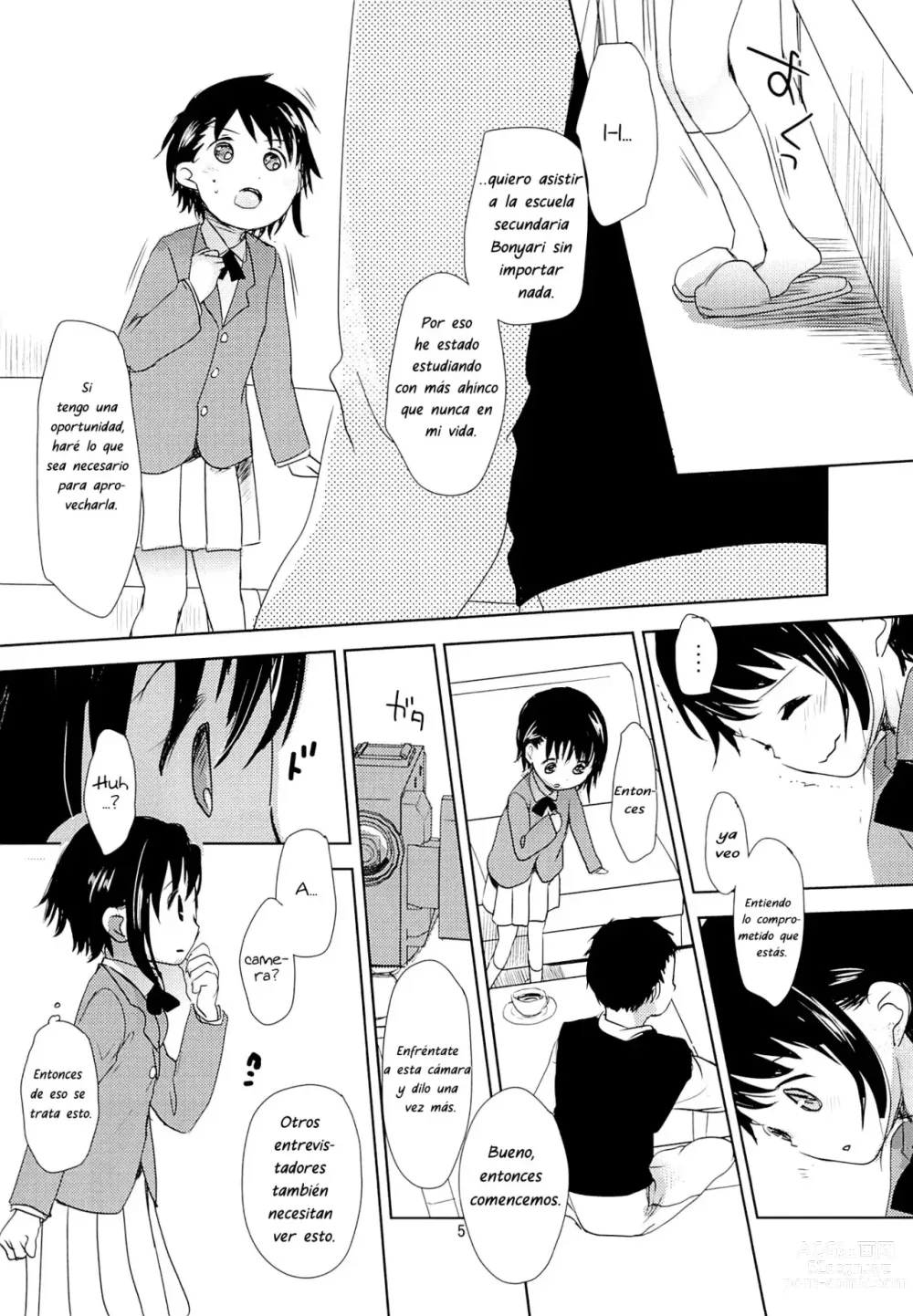 Page 4 of doujinshi How Kosaki Onodera Passed her Exam.