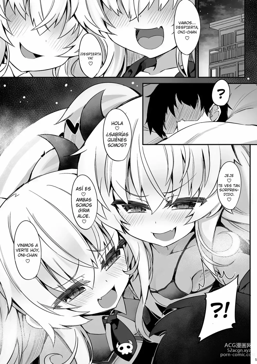 Page 3 of doujinshi Mesugaki Gohoubi Double Bind