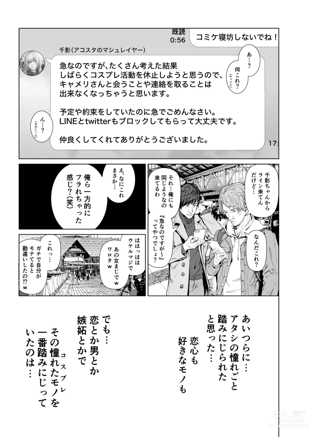 Page 112 of doujinshi コスは淫らな仮面 総集編＆誰が早くヤれるか！？初心者レイヤーコスハメレース編