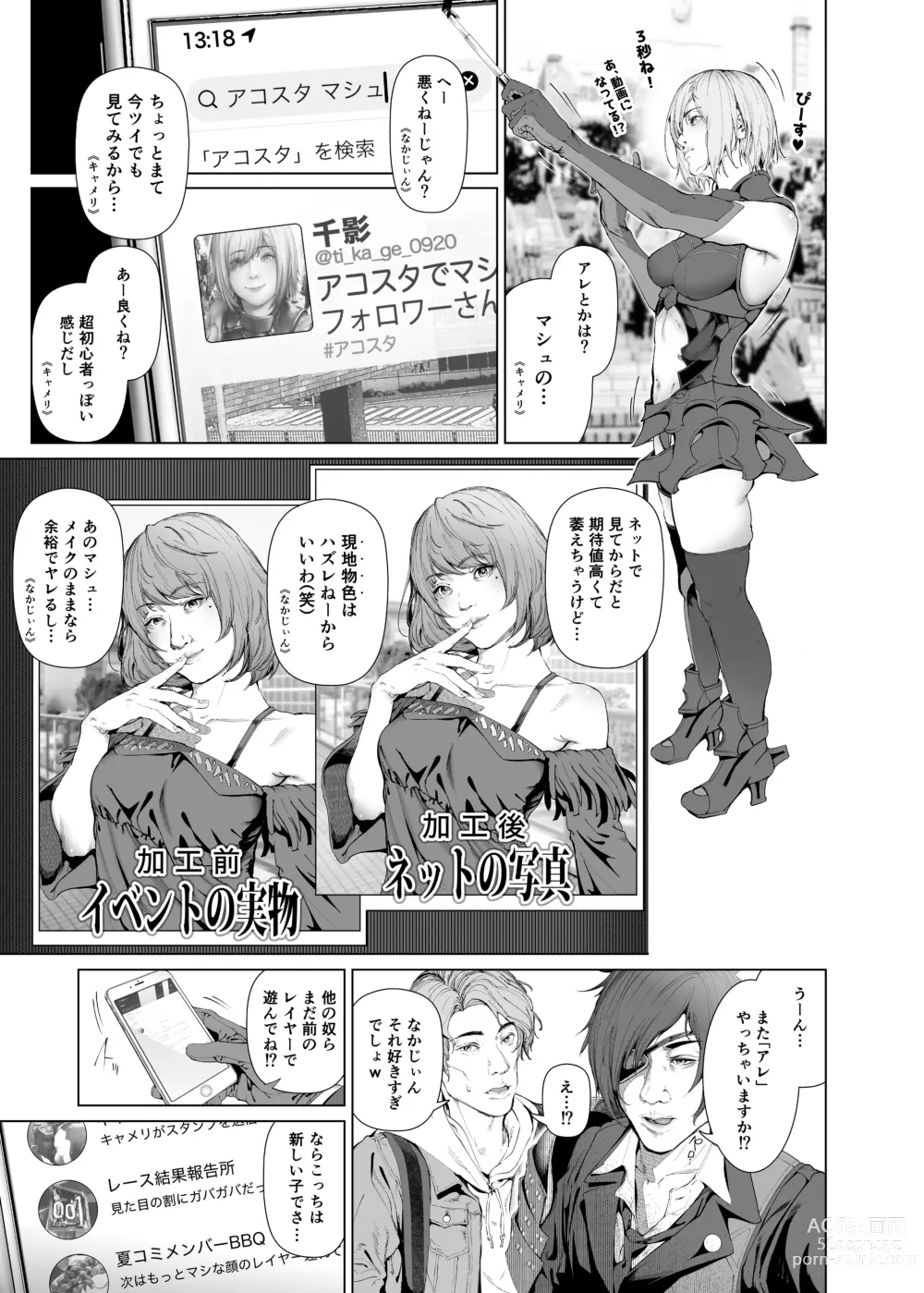 Page 98 of doujinshi コスは淫らな仮面 総集編＆誰が早くヤれるか！？初心者レイヤーコスハメレース編