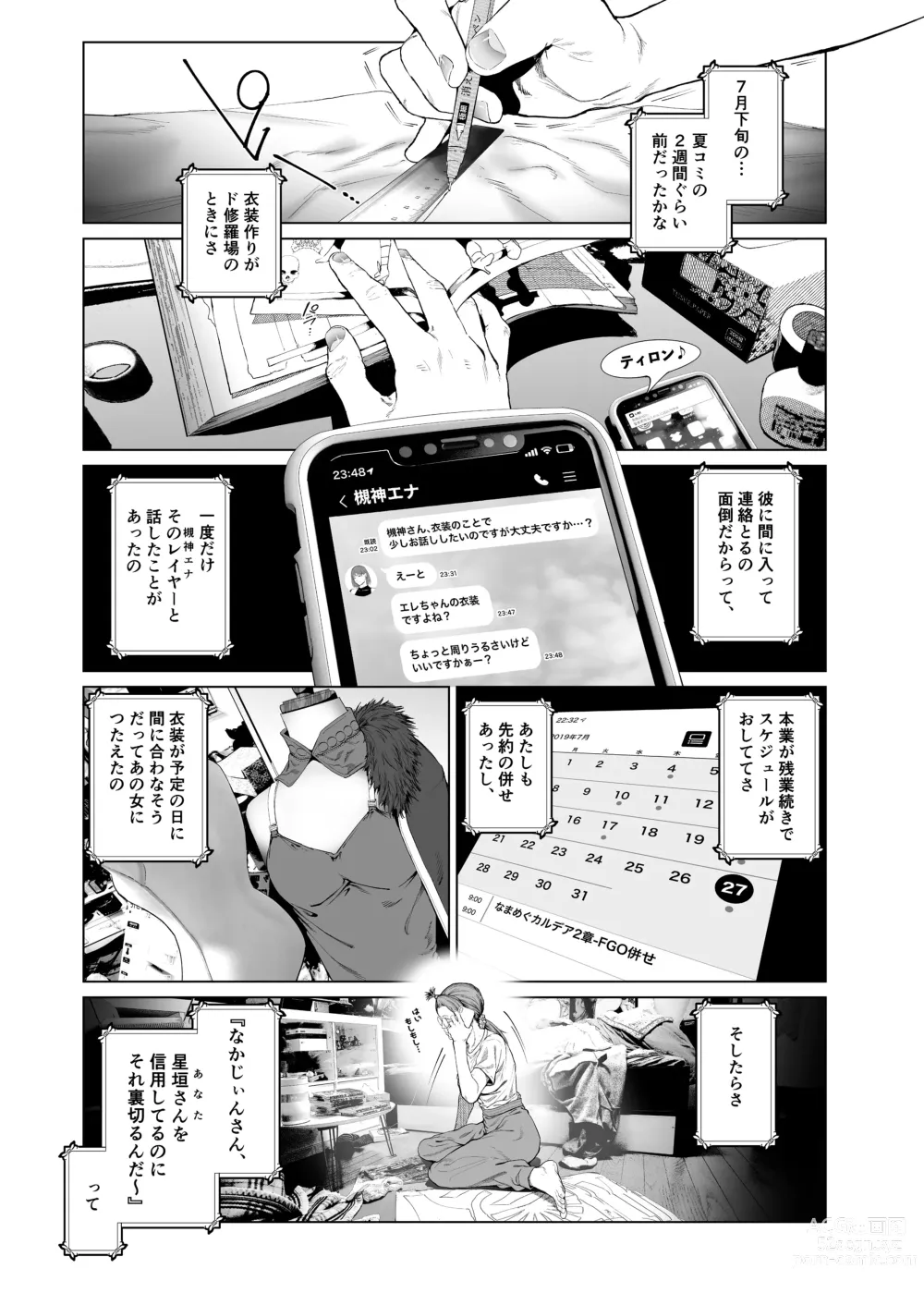 Page 18 of doujinshi Cos wa Midara na Kamen Ninki Ikemen Layer no SeFri Ken Ishou Seisaku Tantou no Zoukei Layer wa Honmei Kanojo no Yume o Miru ka