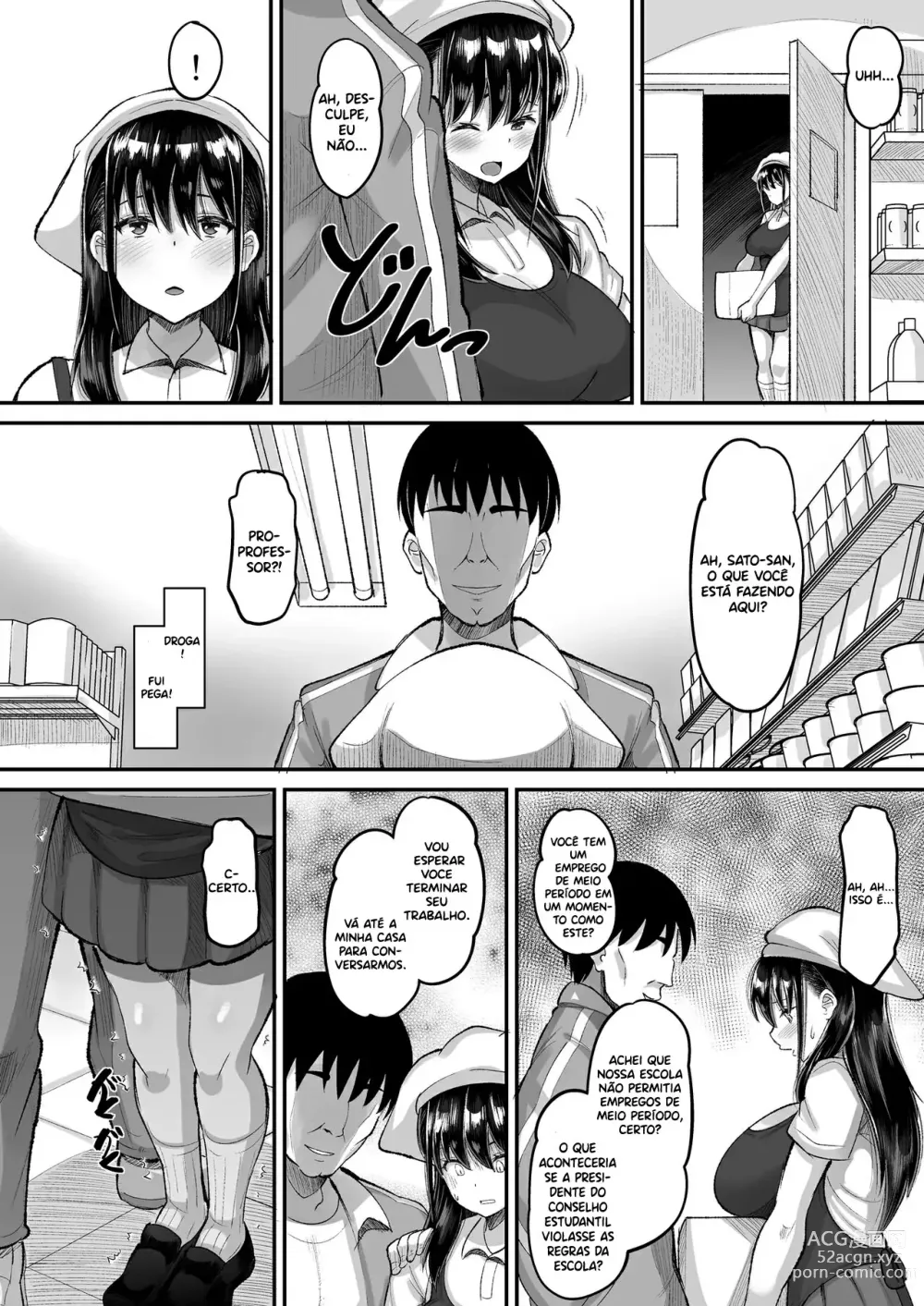 Page 8 of doujinshi Kichiku Kyoushi ni Otosareta Boku no Seitokaichou