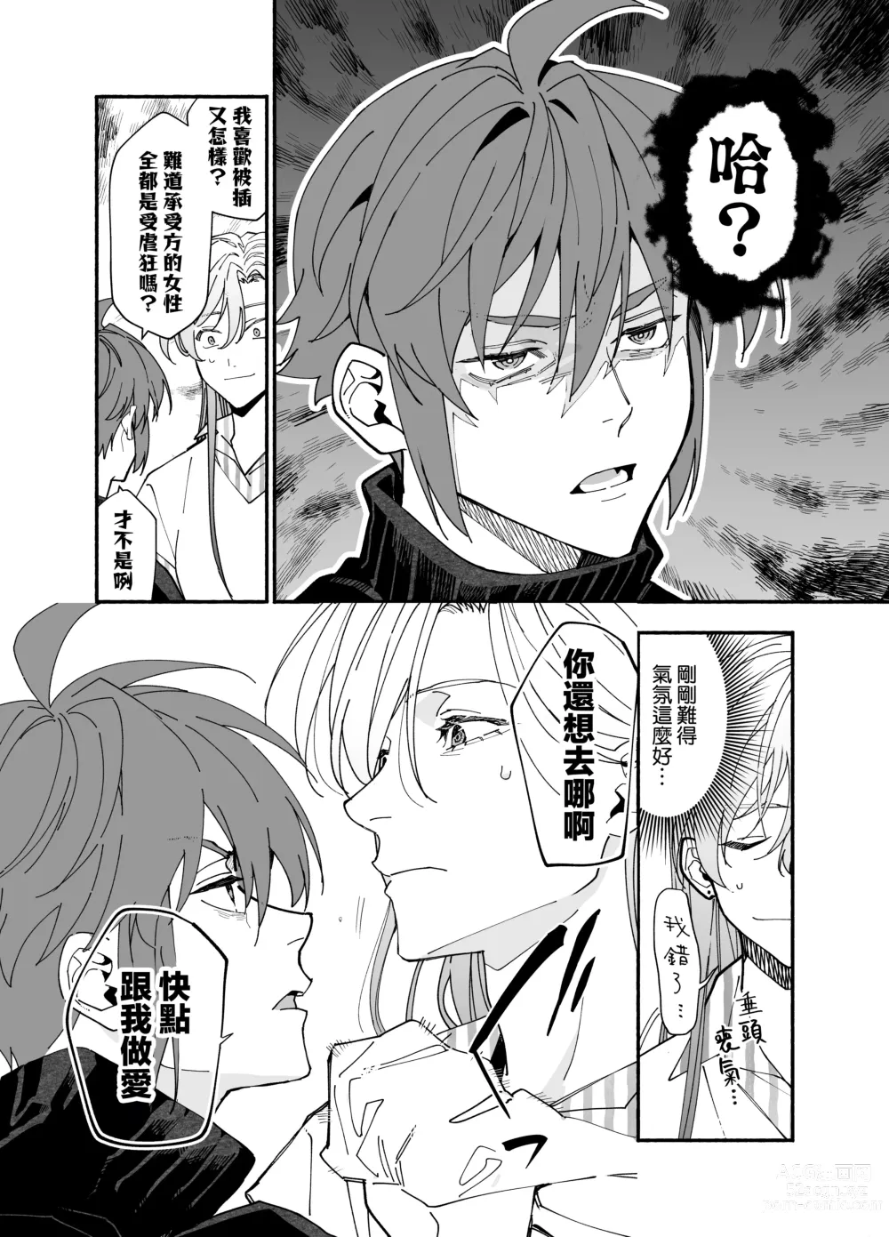 Page 22 of doujinshi 抖M男友无法变得坦率