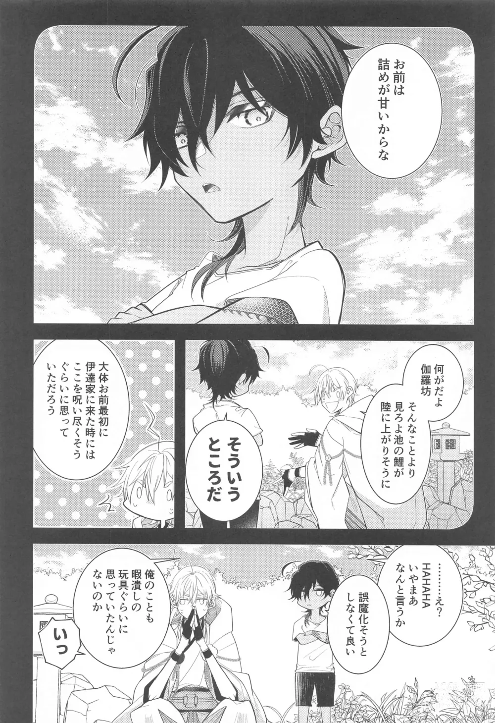 Page 13 of doujinshi Kimi ga Konna ni Kakko Yoku Naru nante Kiitenai! - I never heard of you being so cool!