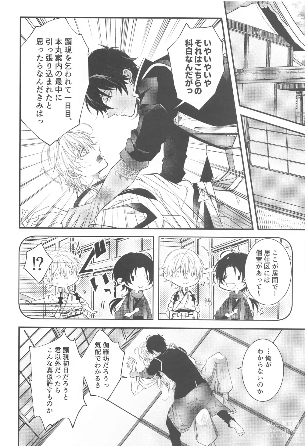 Page 9 of doujinshi Kimi ga Konna ni Kakko Yoku Naru nante Kiitenai! - I never heard of you being so cool!