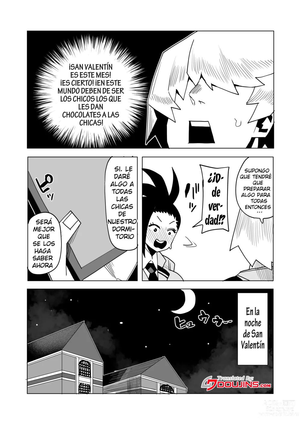 Page 2 of doujinshi Academia de Héroes & una Moralidad Invertida 14: ~San Valentín~