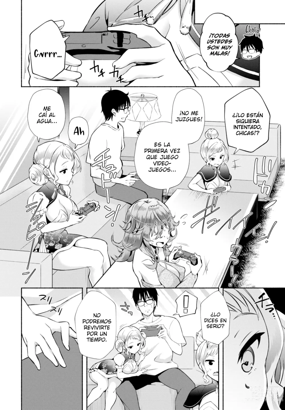 Page 5 of manga ¡Mi Sombrío Yo, Uso Estos Objetos Mágicos Para Convertir Mi Casa Compartida En Un Harén! Ch. 17