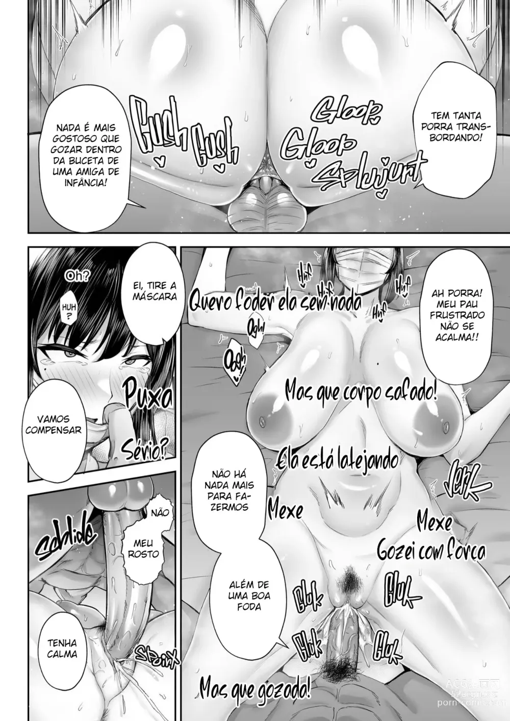 Page 59 of doujinshi Netorareta Bakunyuu Osananajimi Tsuma Akane -Mukashikkara Shinyuu (SeFri) to Yarimakuri Deshita lol-