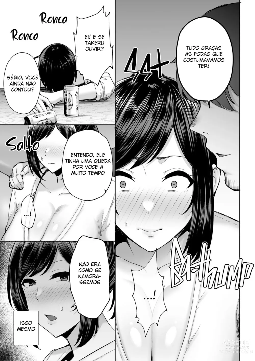 Page 8 of doujinshi Netorareta Bakunyuu Osananajimi Tsuma Akane -Mukashikkara Shinyuu (SeFri) to Yarimakuri Deshita lol-