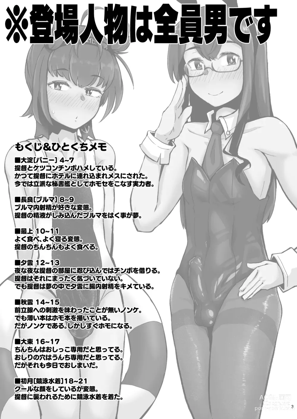 Page 2 of doujinshi 칸무스 전원 남자설