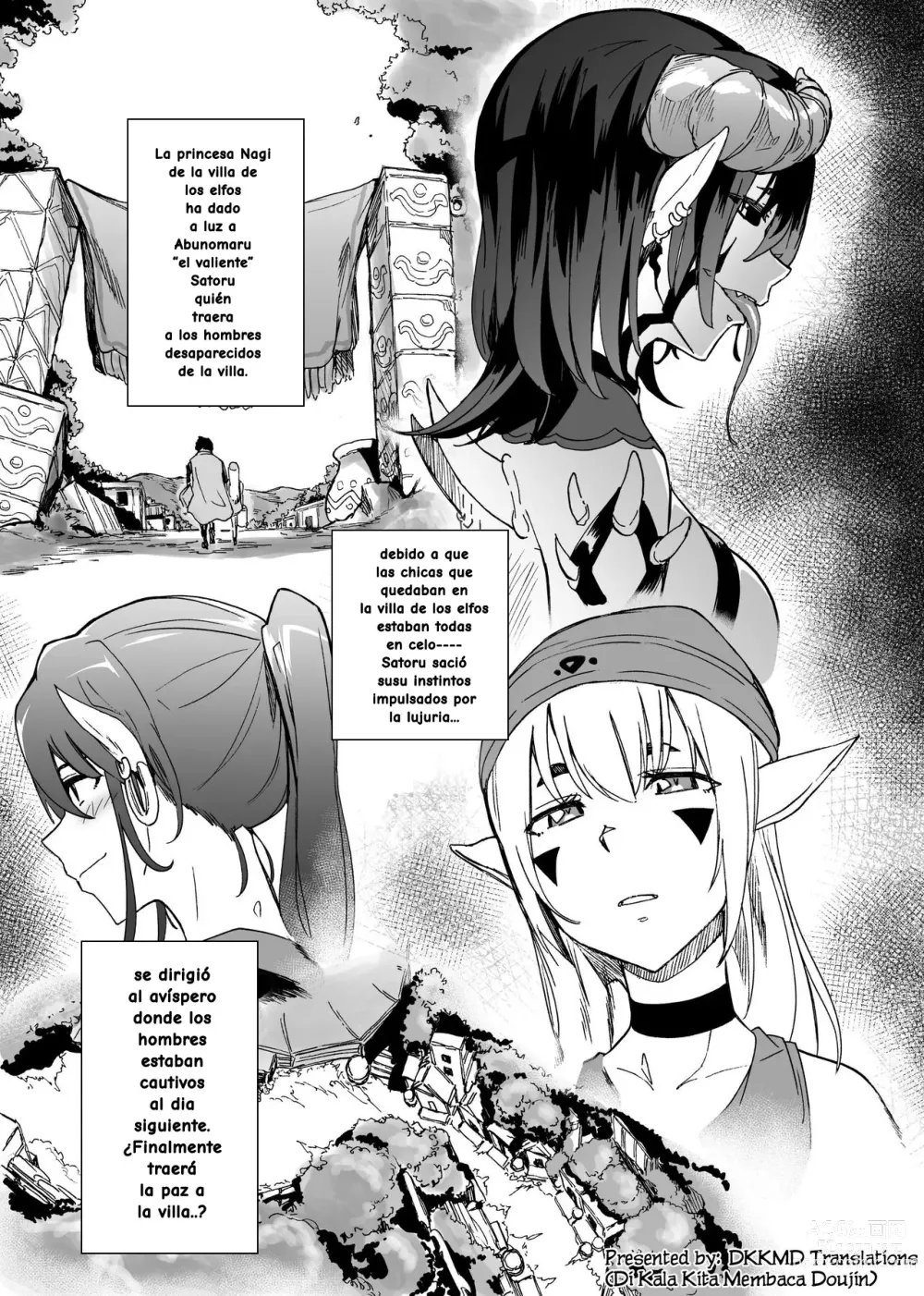 Page 2 of doujinshi Zetsurin Yuusha to Inran Mazoku