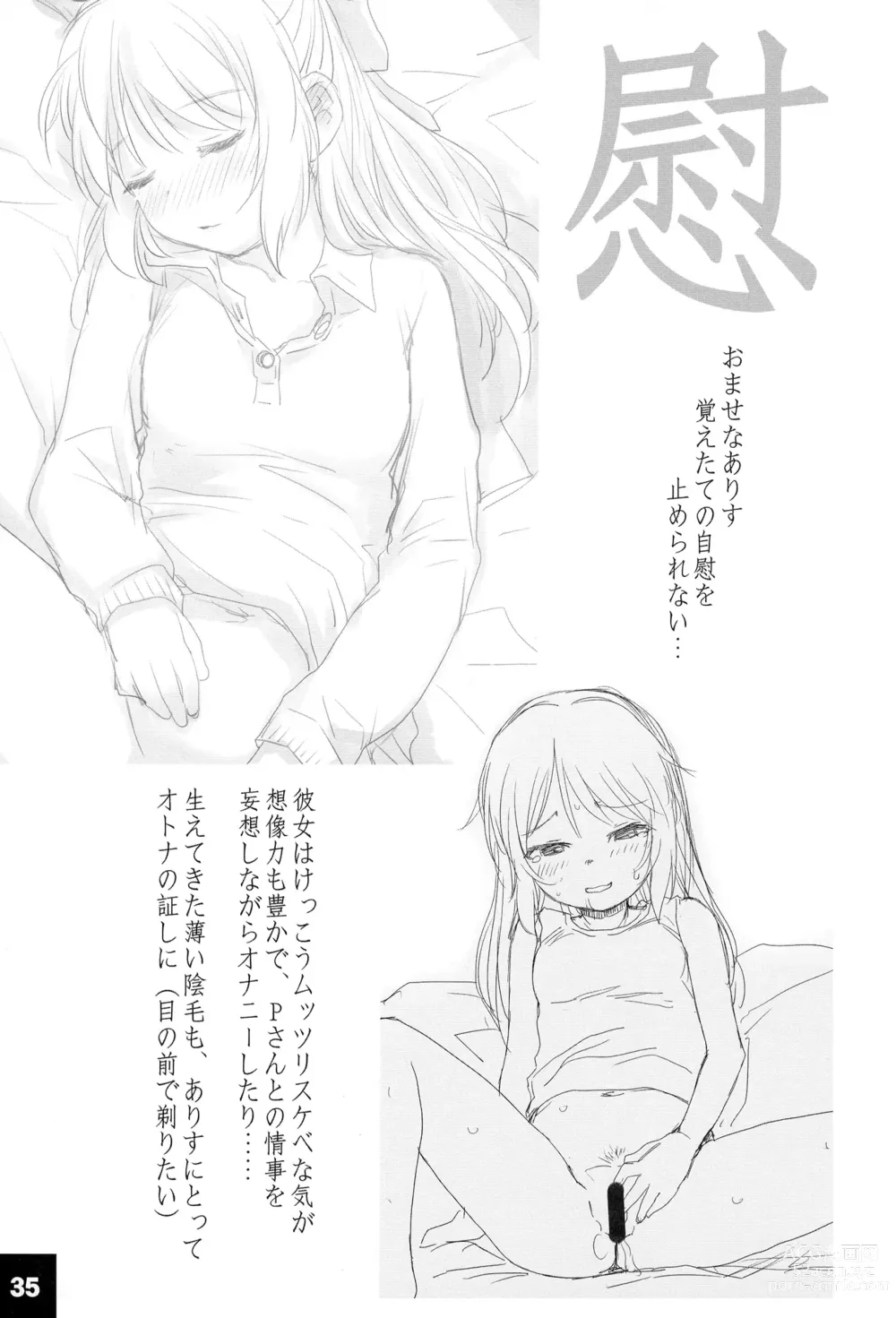 Page 35 of doujinshi Ura Arisu.