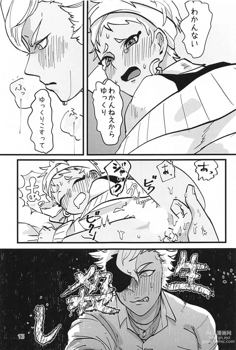 Page 12 of doujinshi Senpai Mada Muri desu!!