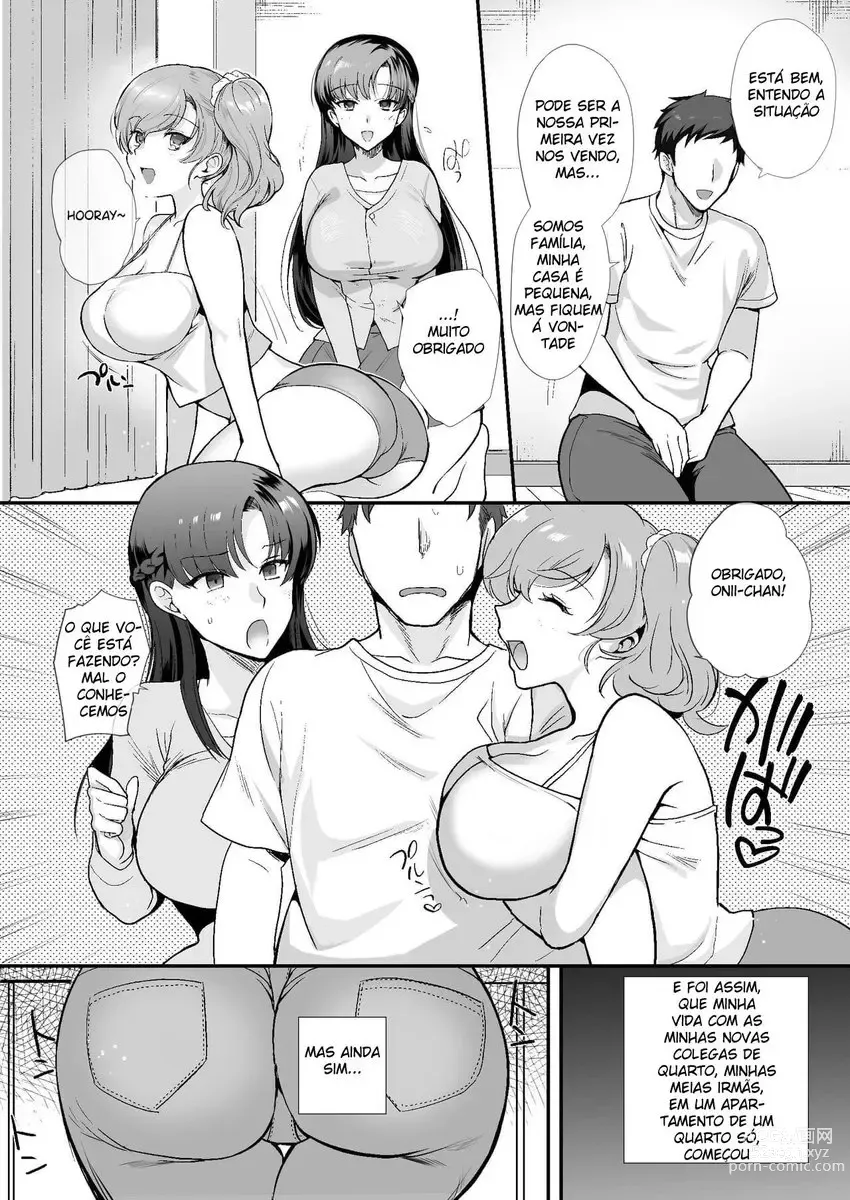 Page 9 of doujinshi Erosugiru Doukyonin ~Dosukebe Shimai to 1K Doukyo Seikatsu~