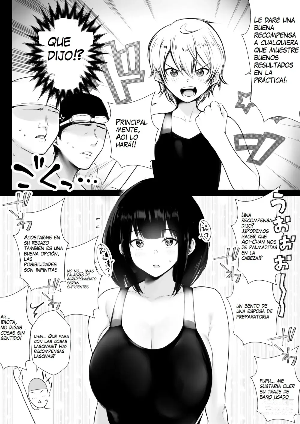 Page 10 of doujinshi Vi a una esposa de preparatoria de grandes pechos que solo deja que otro hombre la mime y abrace 7.