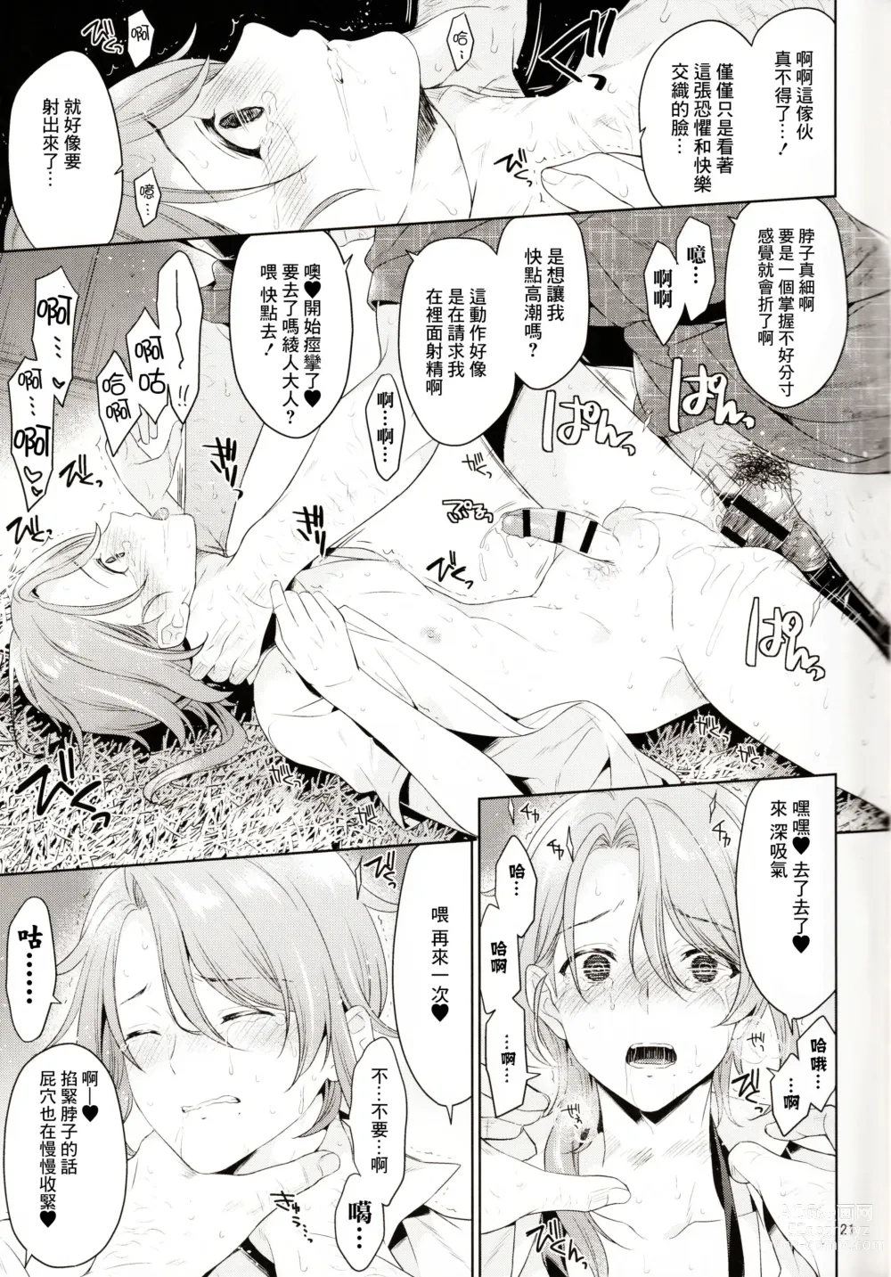 Page 22 of doujinshi Isekai x Rinkan x Kamisato Ayato