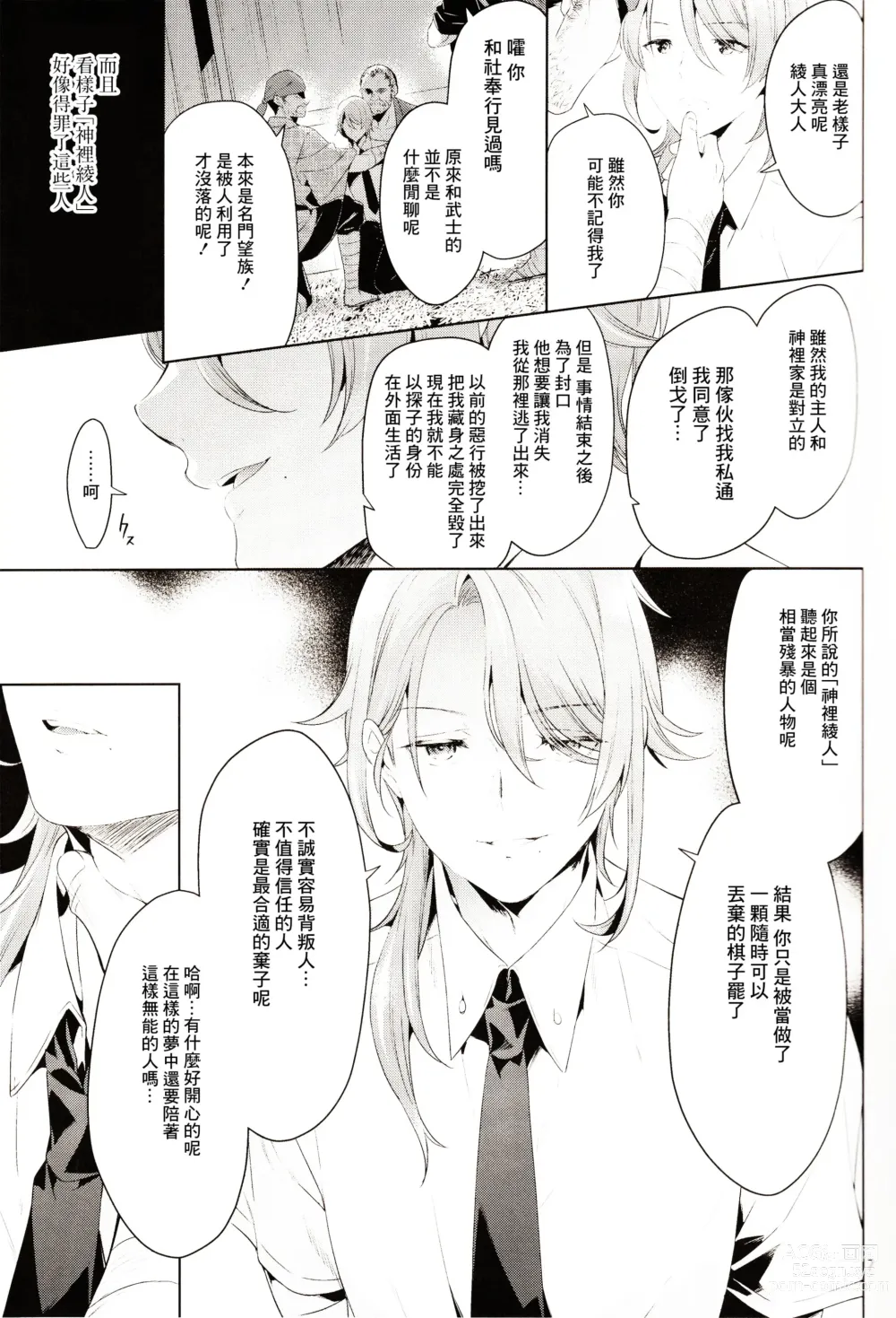 Page 8 of doujinshi Isekai x Rinkan x Kamisato Ayato