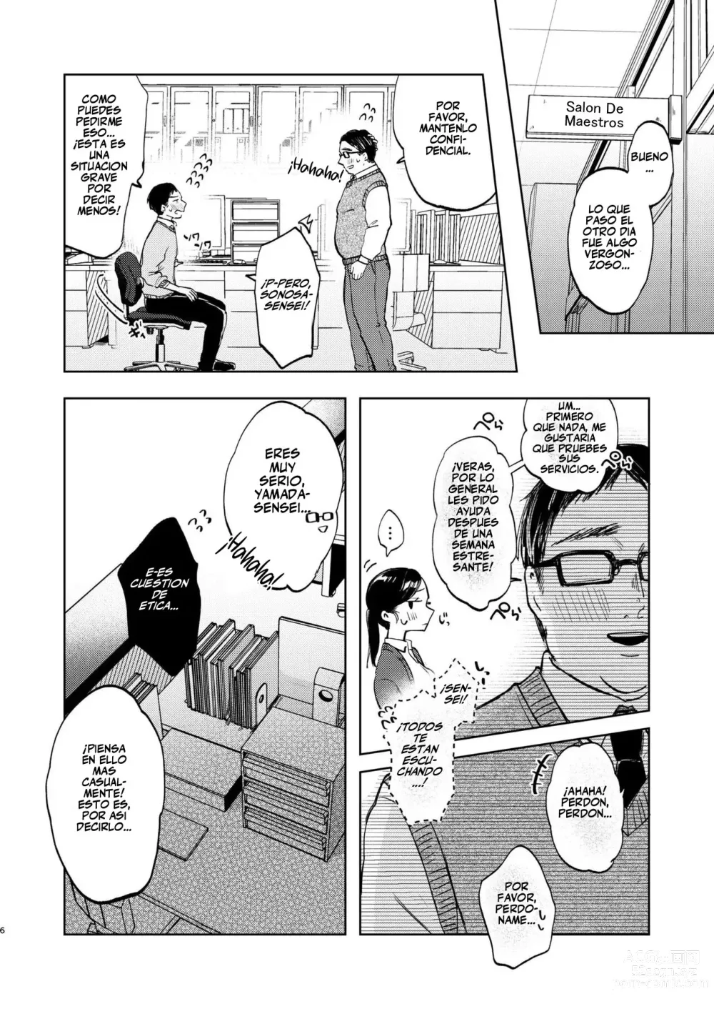 Page 6 of doujinshi Parece que esta Escuela Tiene un Club Secreto de Extracción de Semen