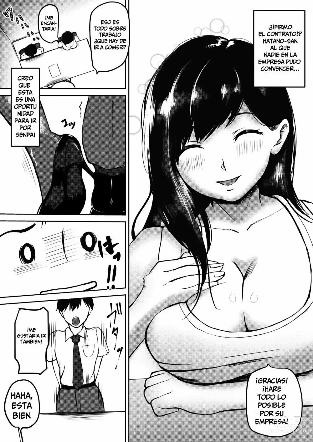 Page 6 of doujinshi Una Senpai Muy Seria en su Trabajo Hace Horas Extra y se Corre Hasta la Mañana