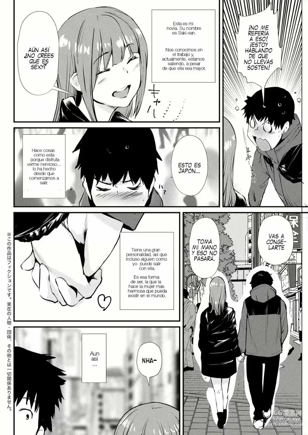 Page 2 of manga No Bra Kanojo