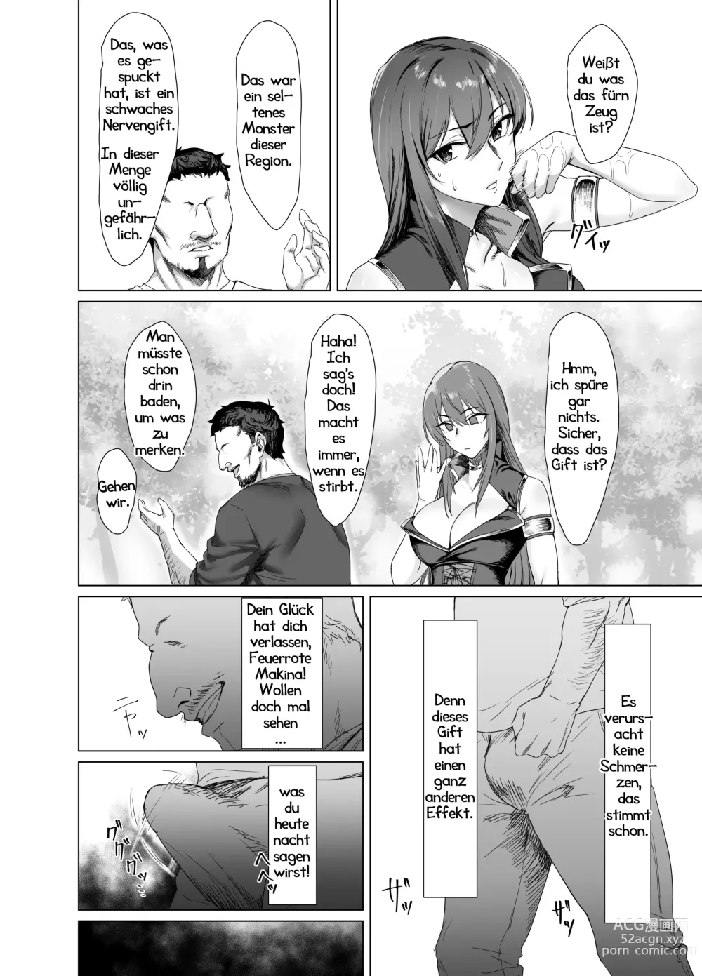 Page 8 of doujinshi Fallen: Die Feuerrote Makina auf Eskortmission