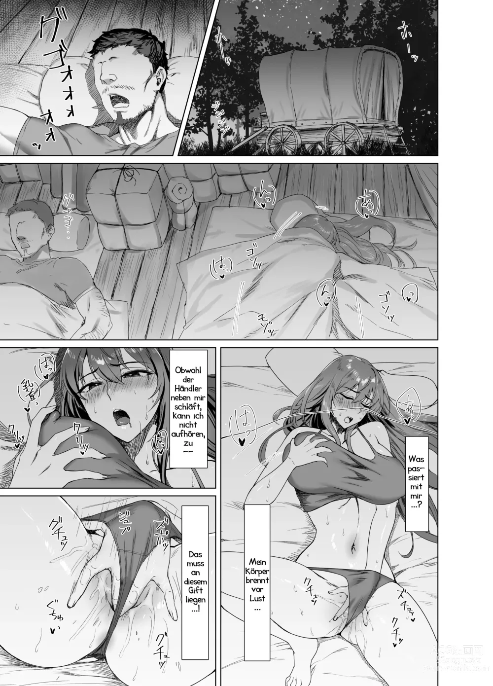 Page 9 of doujinshi Fallen: Die Feuerrote Makina auf Eskortmission