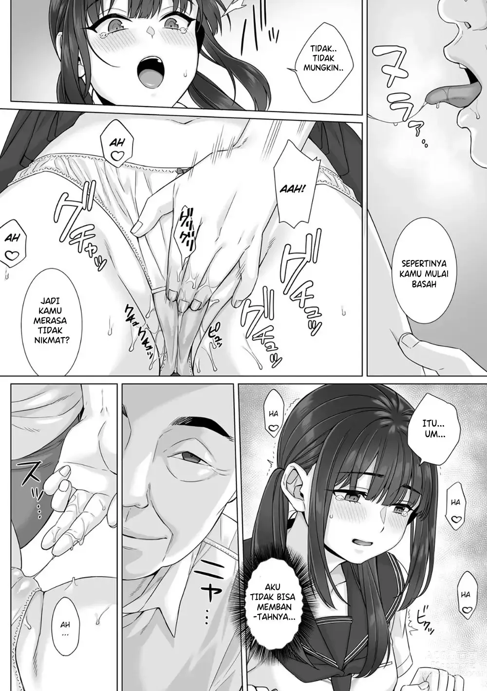 Page 9 of doujinshi Junboku Joshikousei wa Oyaji Iro ni Somerarete Comic Ban Chapter 4