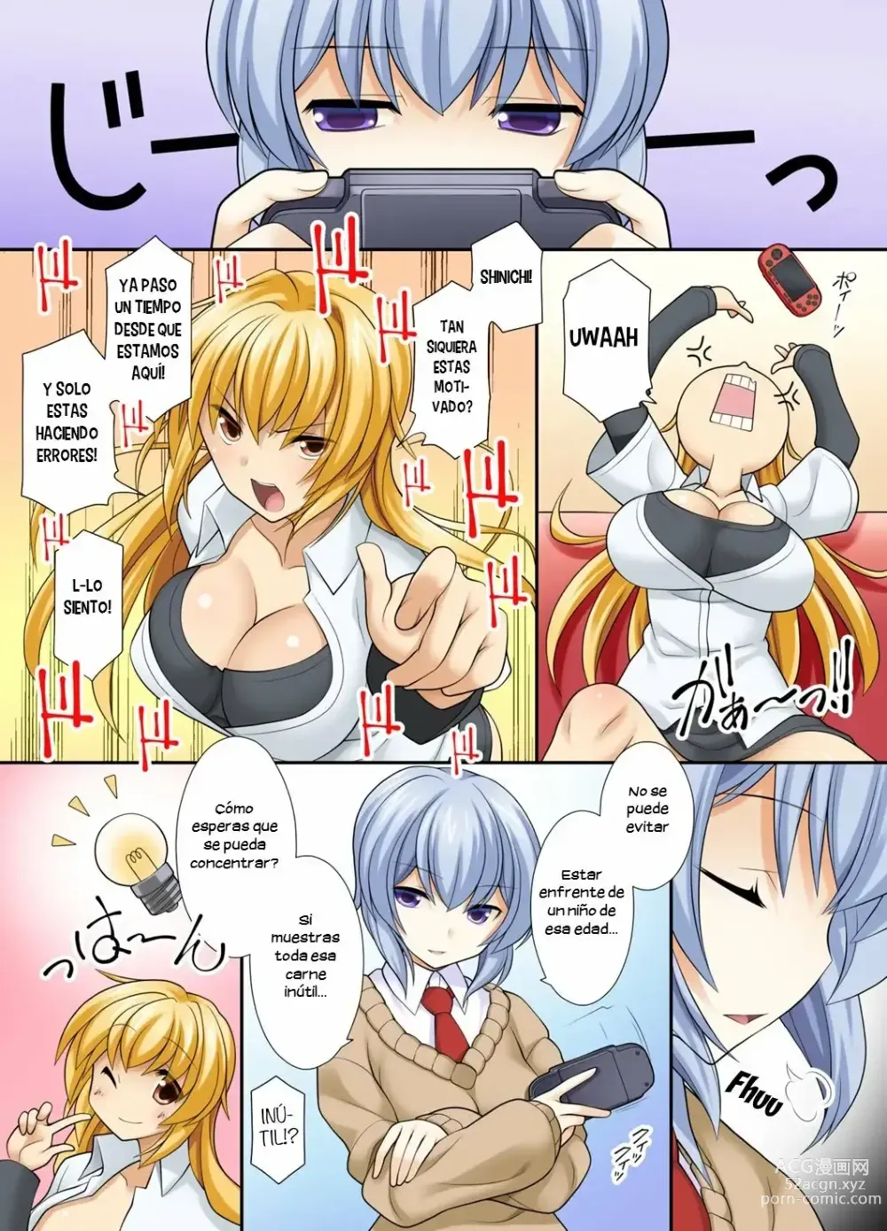 Page 6 of doujinshi Shota Otouto wo Kyouyuu Suru Ane tte dou? ~ Nee-chan, nanka Ore, Hen na Kanji... (decensored)