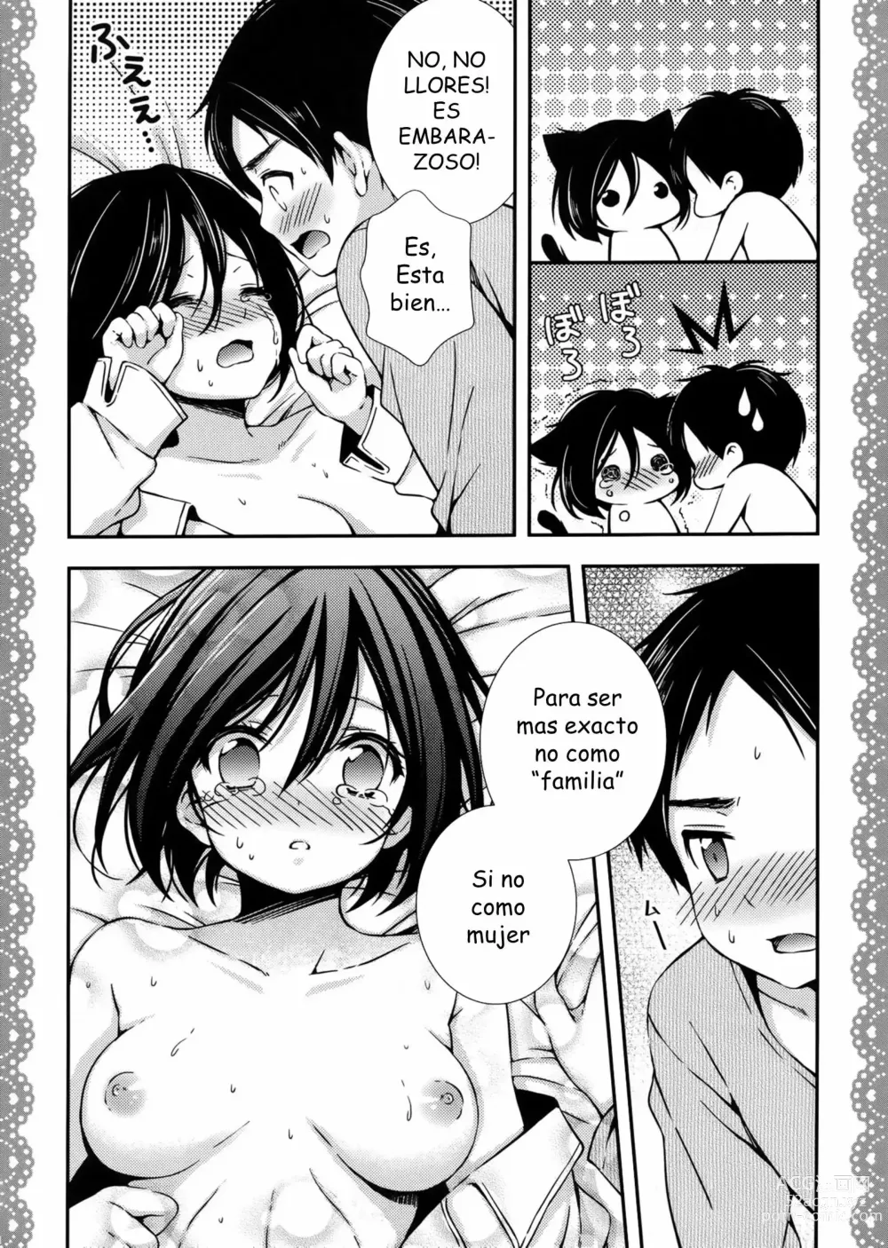 Page 21 of doujinshi Mikasa ga Eren ni Eroikoto Suru Hon