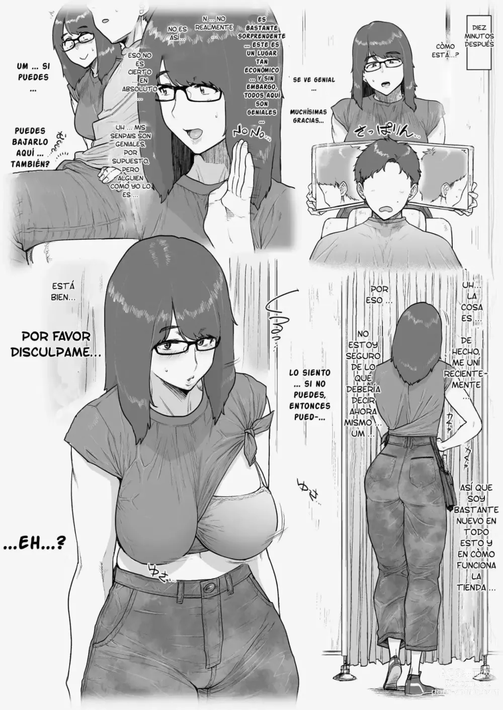 Page 5 of doujinshi Una Onee-san Me Dio un Corte de Cabello por Sólo 1000 Yenes. II