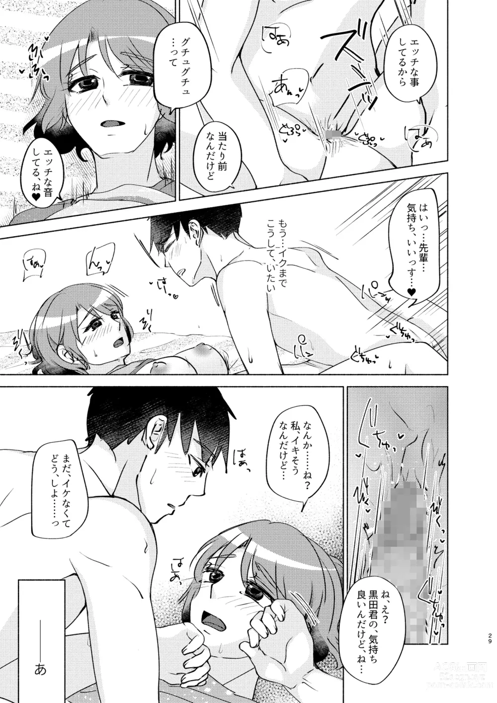 Page 29 of doujinshi Natsuho-senpai to Naisho no Jikan 3