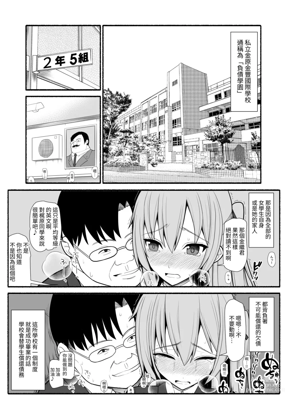 Page 2 of doujinshi Shakin Gakuen