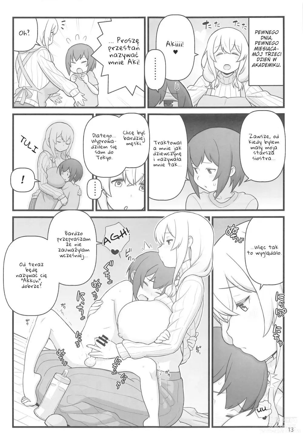 Page 13 of doujinshi Dziennik Akkuna