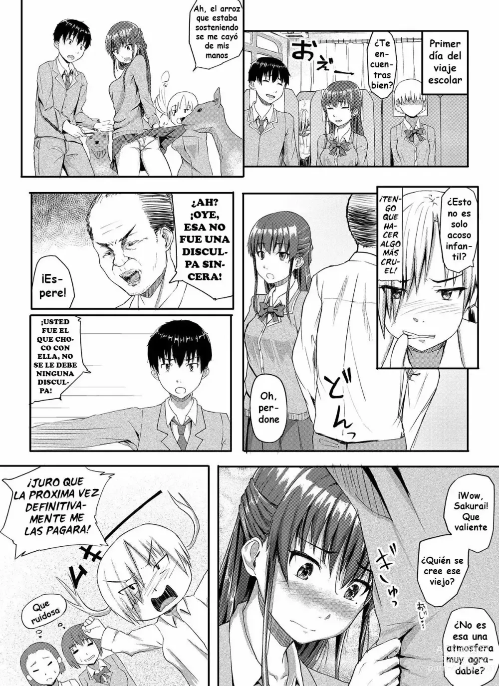 Page 4 of doujinshi Sukidatta Hito to Musubareta no ni Shiranai Ojisan-tachi ni Okasareru Hanashi