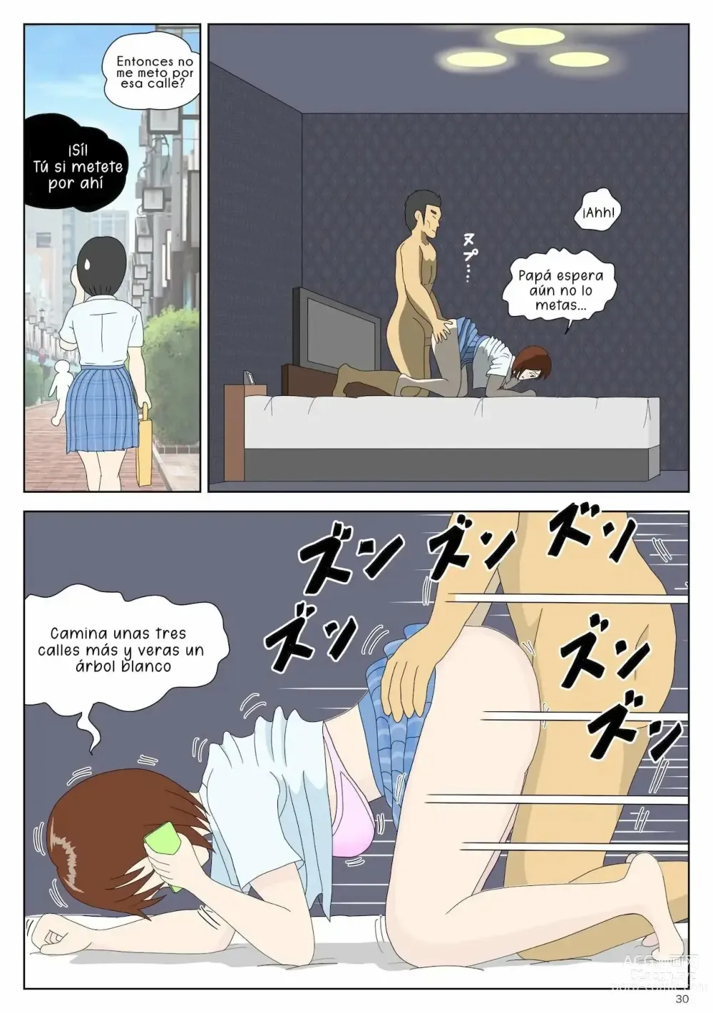 Page 30 of doujinshi Chica Acosada por su Padre