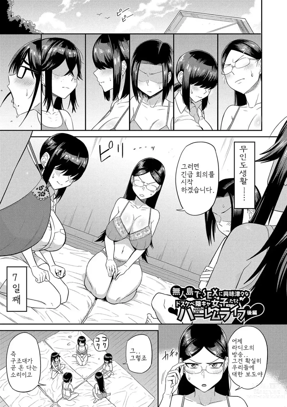 Page 73 of manga Mujintou de, SEX ni Kyoumi Shinshin na Dosukebe InCha Joshi-tachi to Harem Life