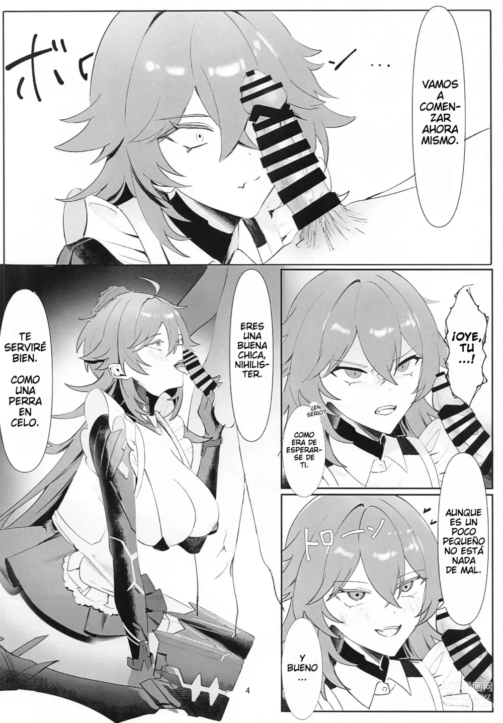 Page 3 of doujinshi Iron na Nikke to Ecchi Suru Hon