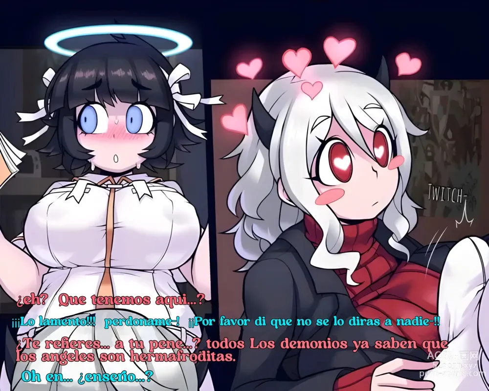 Page 12 of doujinshi Modeus x azazel futanari