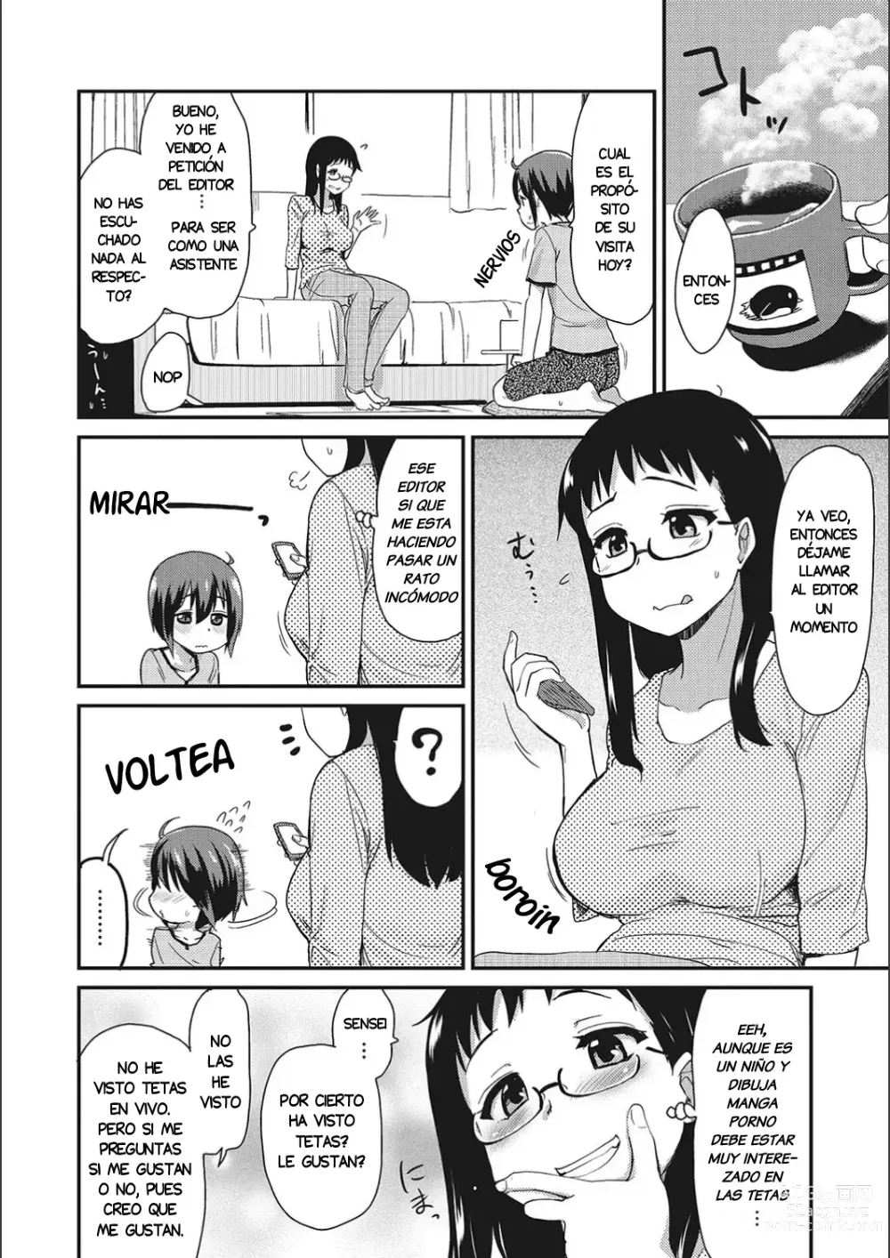 Page 4 of manga ONANI ASSISTANT no Jikken